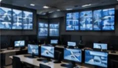 Airport security monitoring and surveillance infrastructure